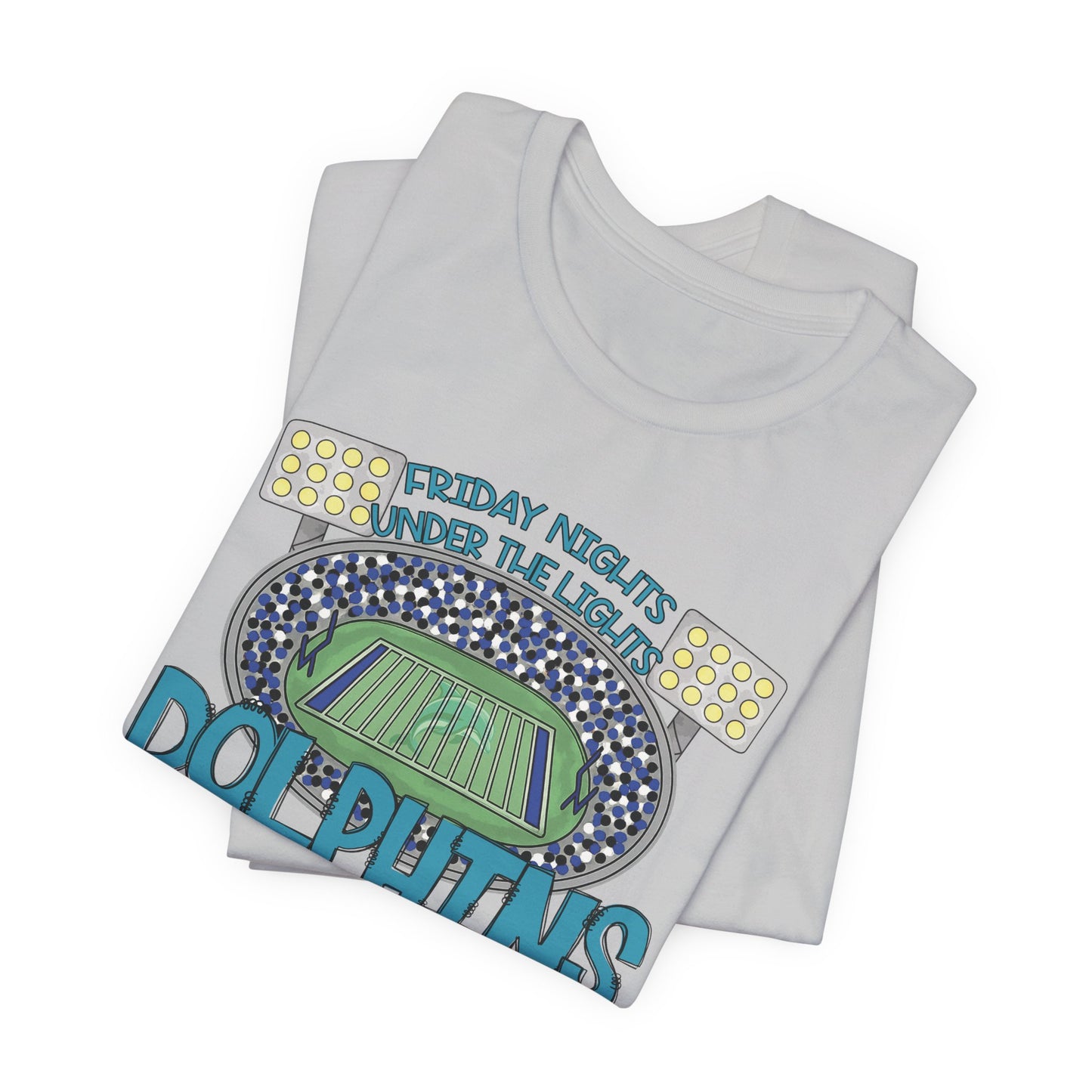 Adult Dolphins Friday Nights Under the Lights Tee