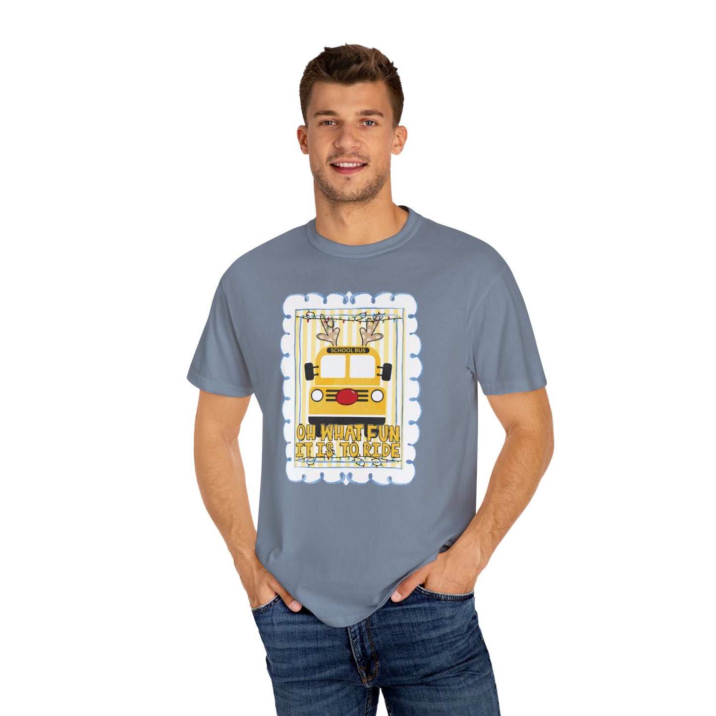 Christmas Bus Driver Tee - Comfort Colors