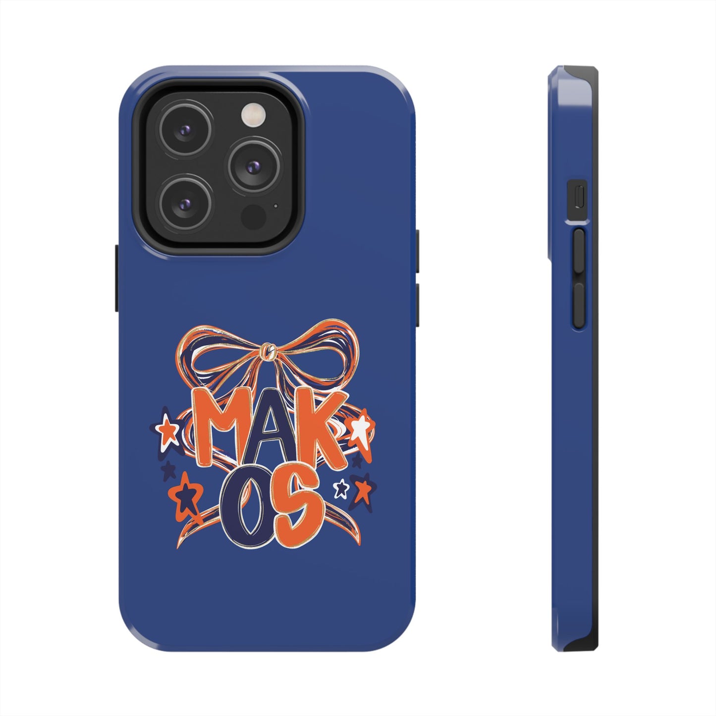 Makos Twirly Ribbon Iphone & Samsung Tough Phone Cases