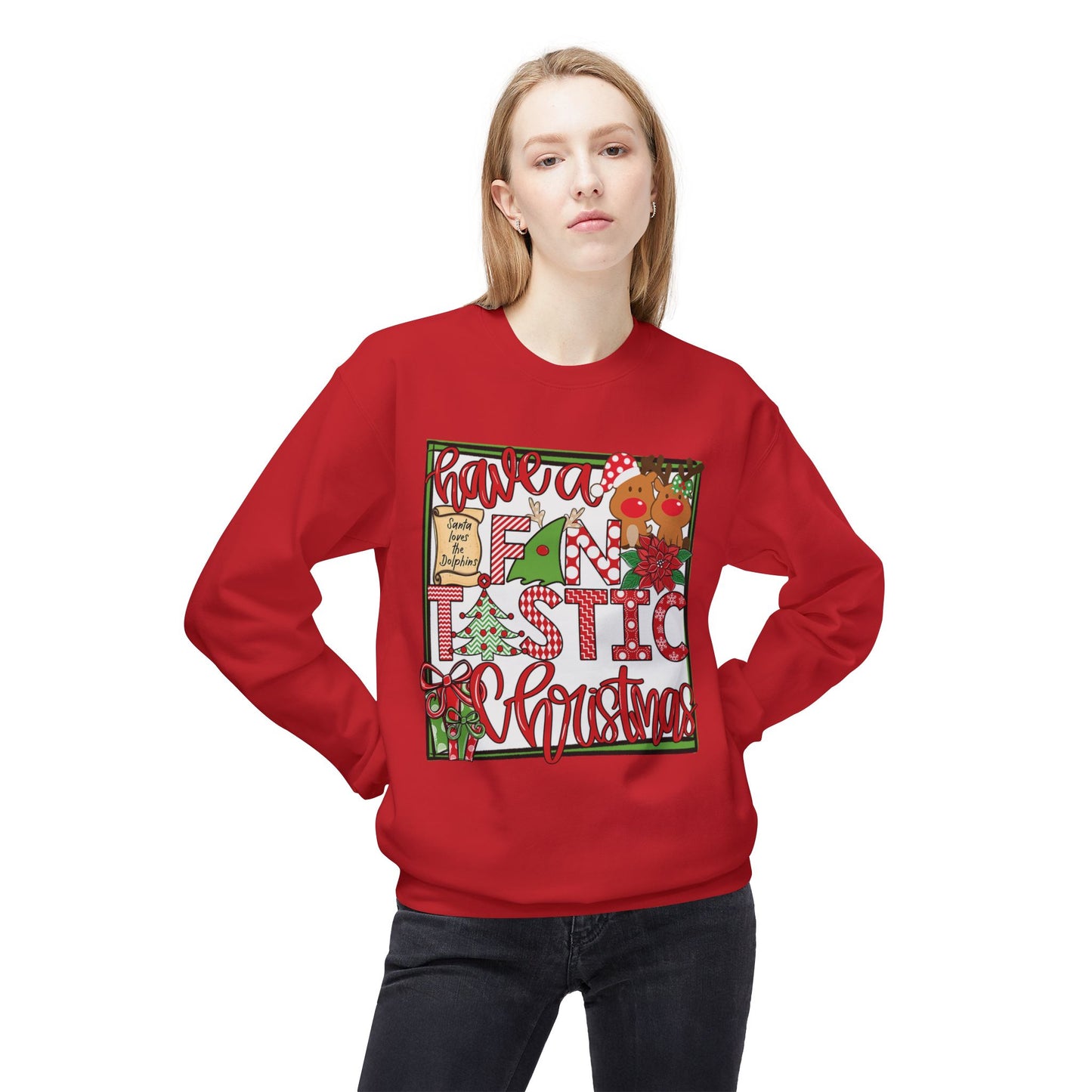 GS Dolphins Christmas - Gildan