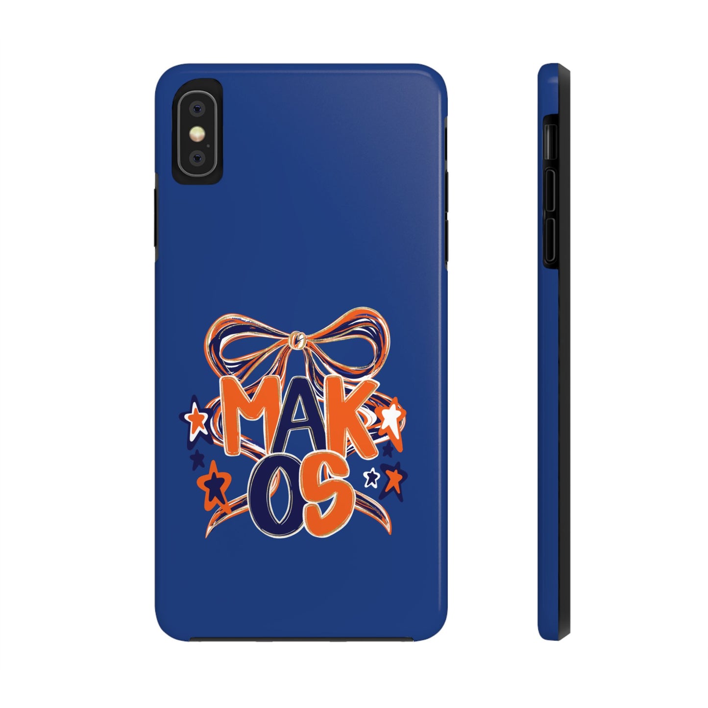 Makos Twirly Ribbon Iphone & Samsung Tough Phone Cases