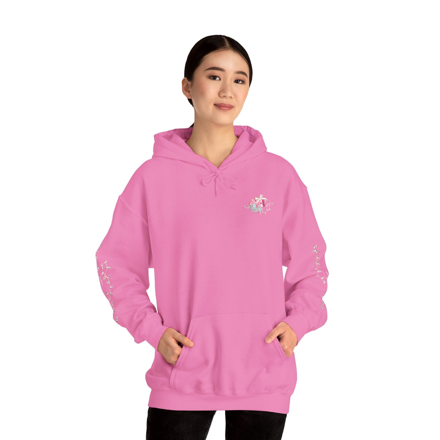 Flamingo Flamingle All The Way Hoodie - Gildan