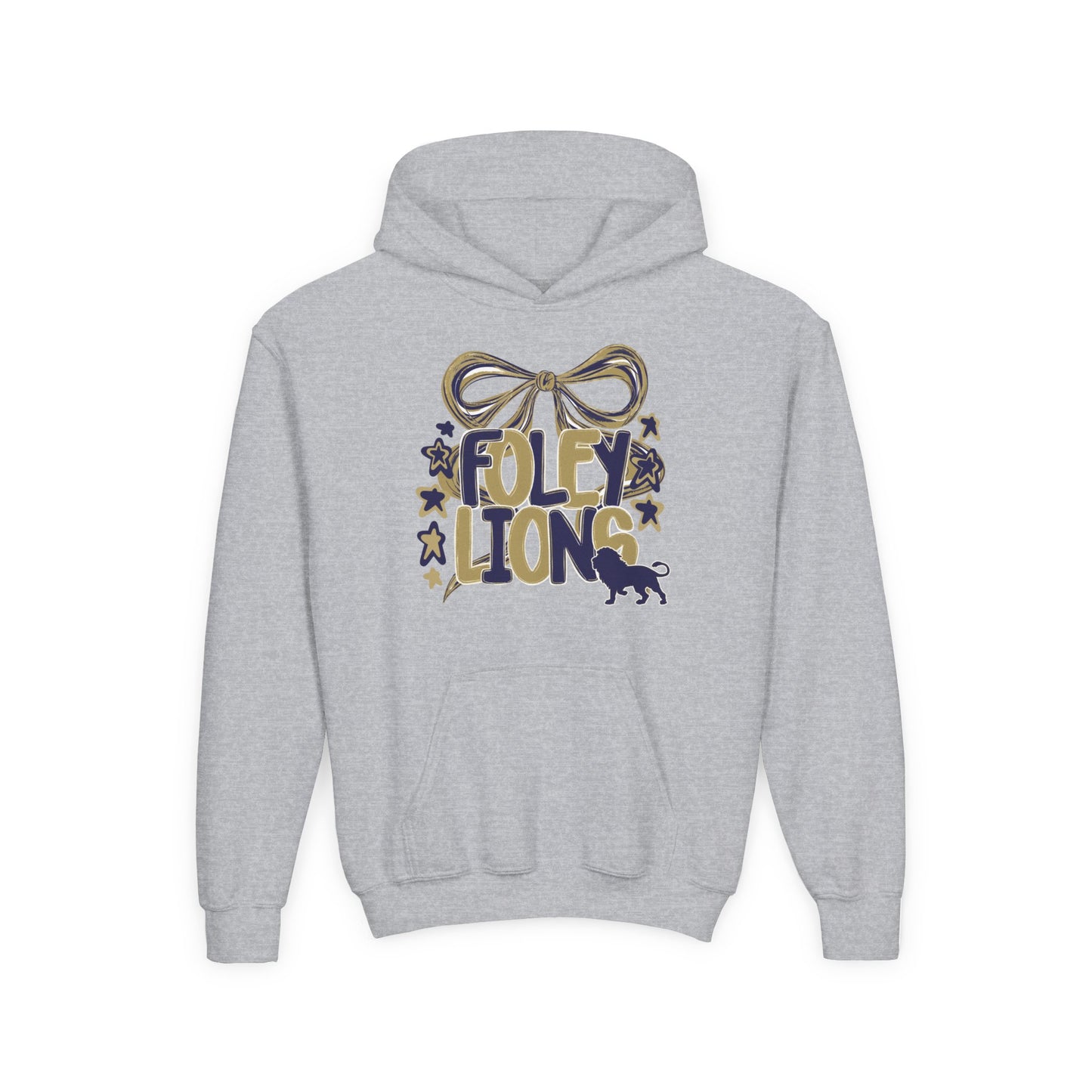 Foley Lions Bow Hoodie - Gildan