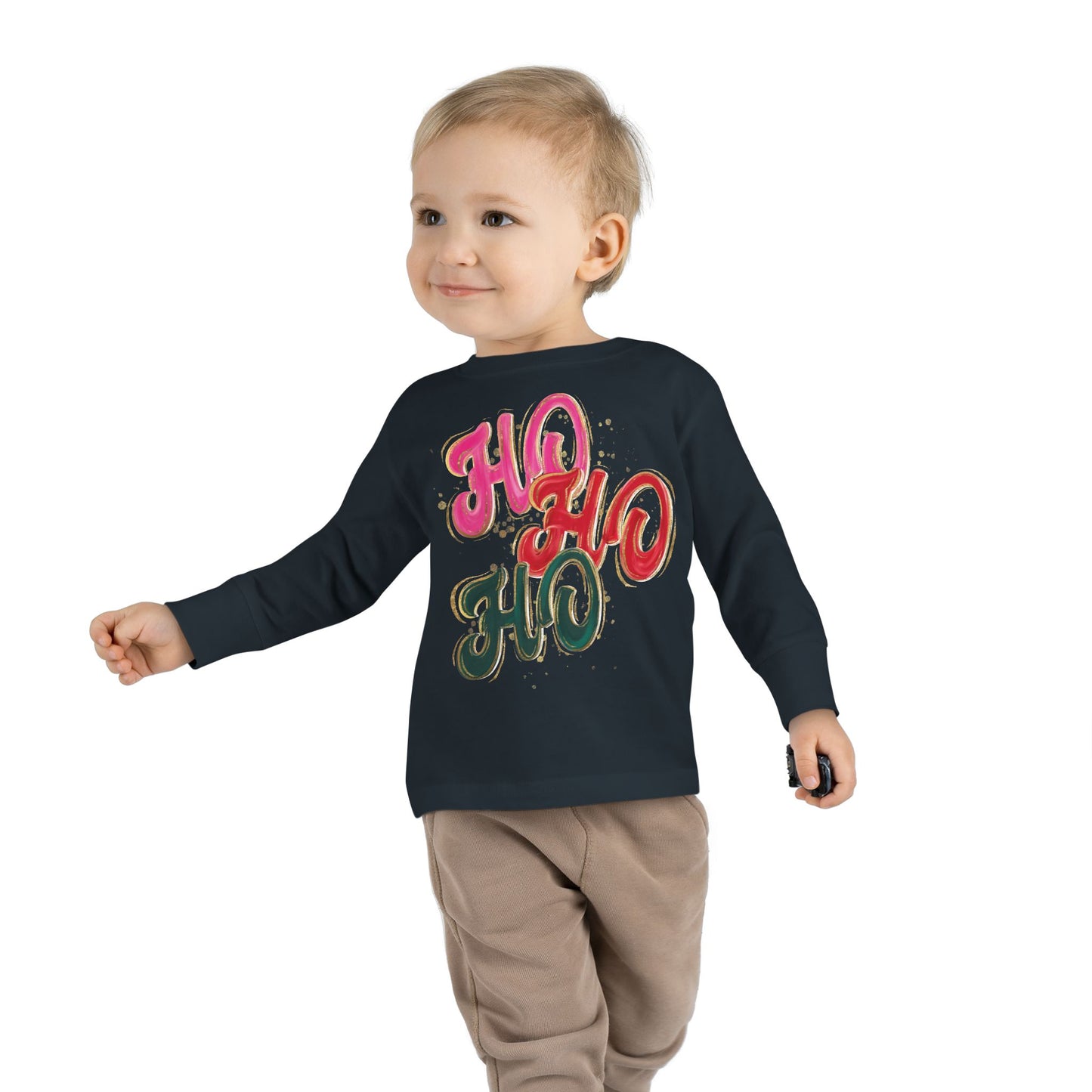 Toddler Ho Ho Ho Longsleeve Gildan