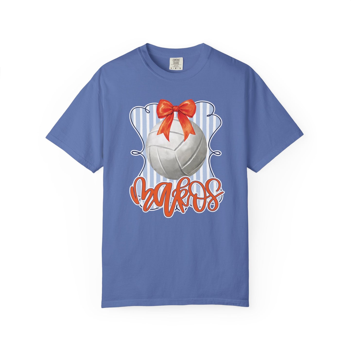 Adult Makos Coquette Volleyball Tee - Comfort Colors