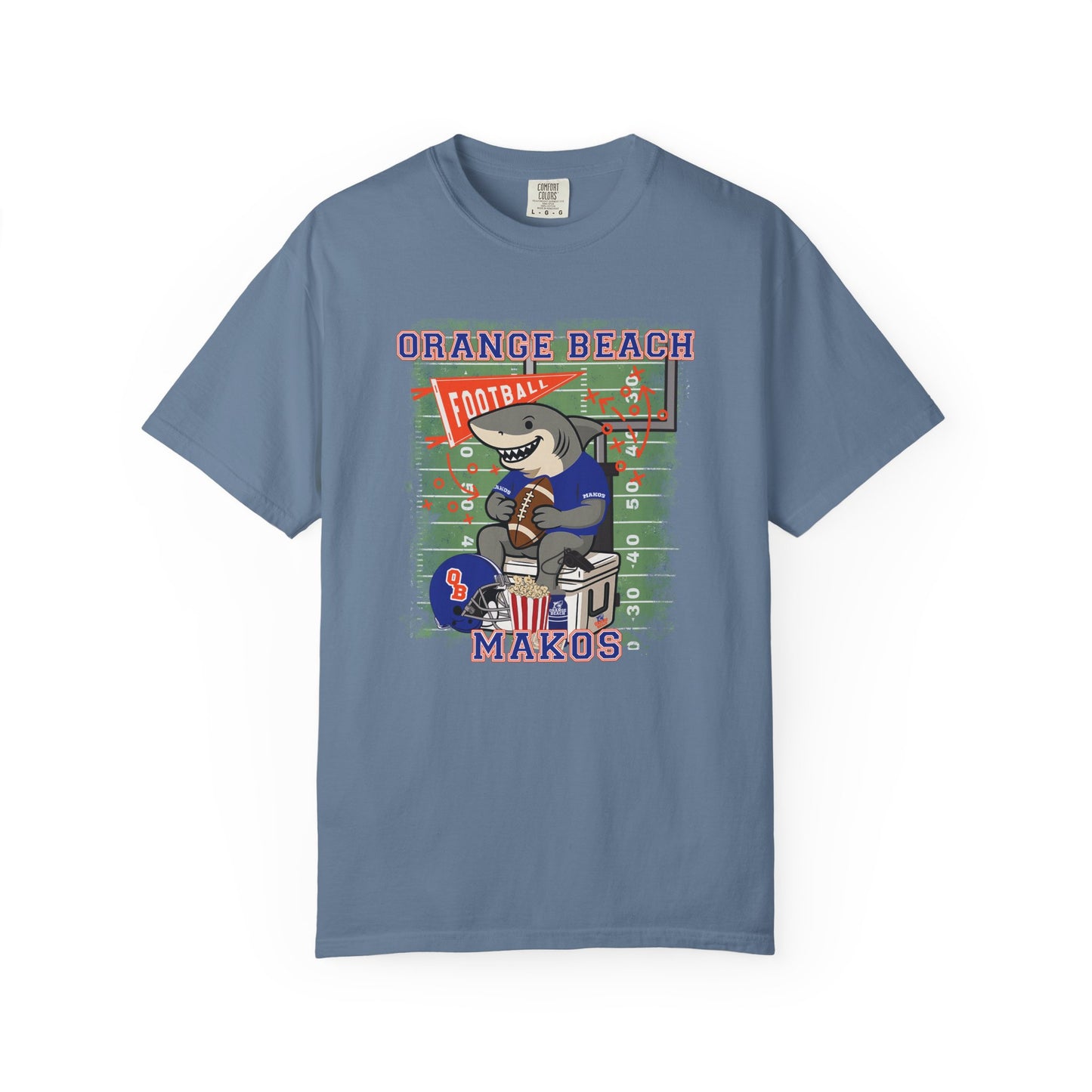 Adult Makos Tailgate Time - Comfort Colors