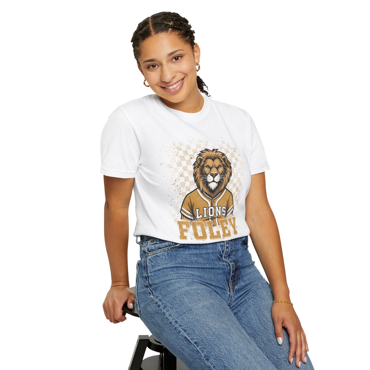 Foley Lions Grunge T-shirt - Comfort Colors