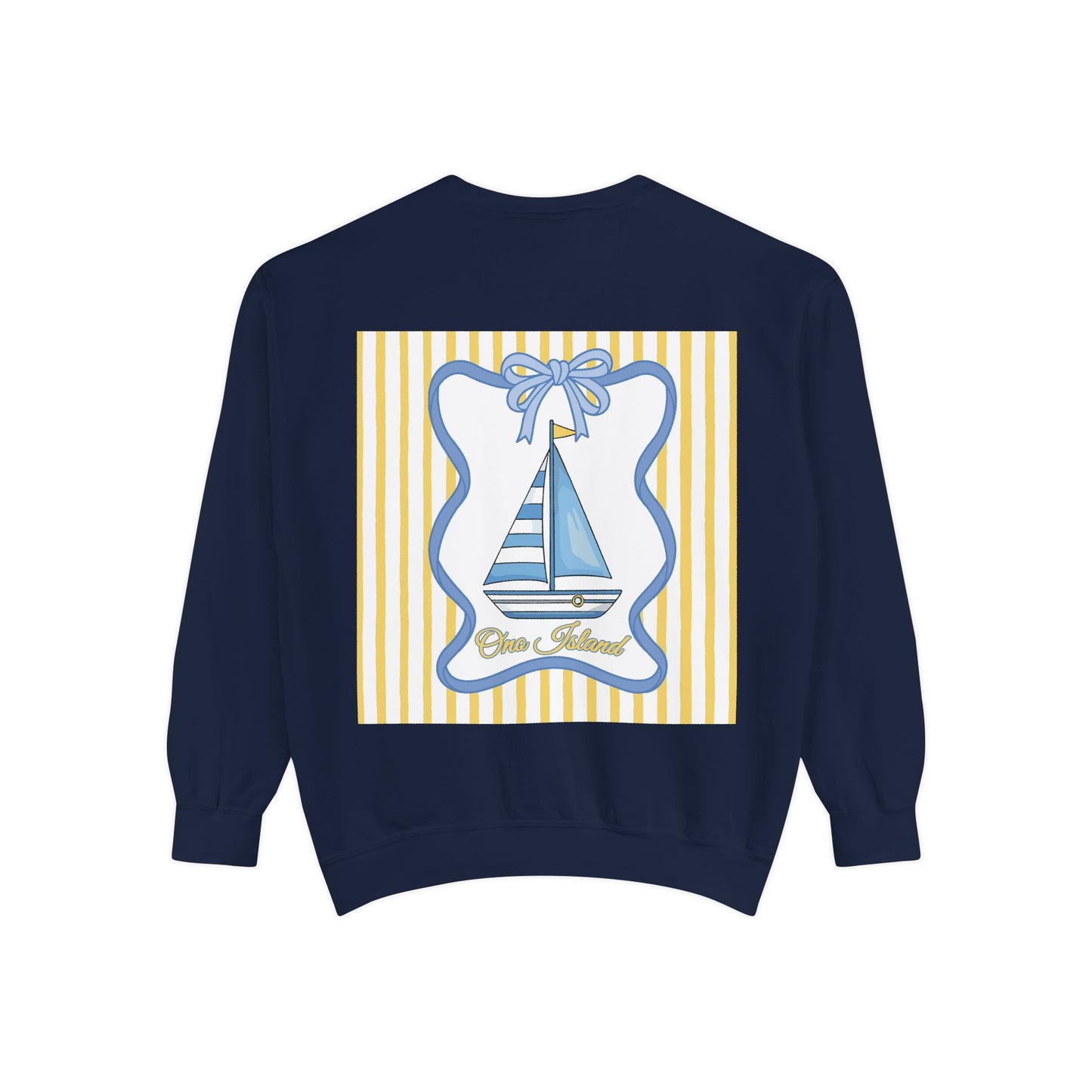 Adult Coquette Sailboat Sweatshirt - Comfort Colors