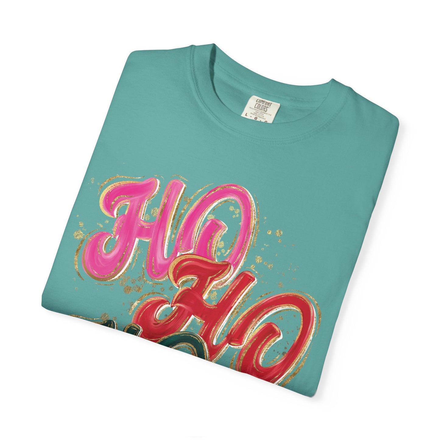 Ho Ho Ho Christmas Tee- Comfort Colors