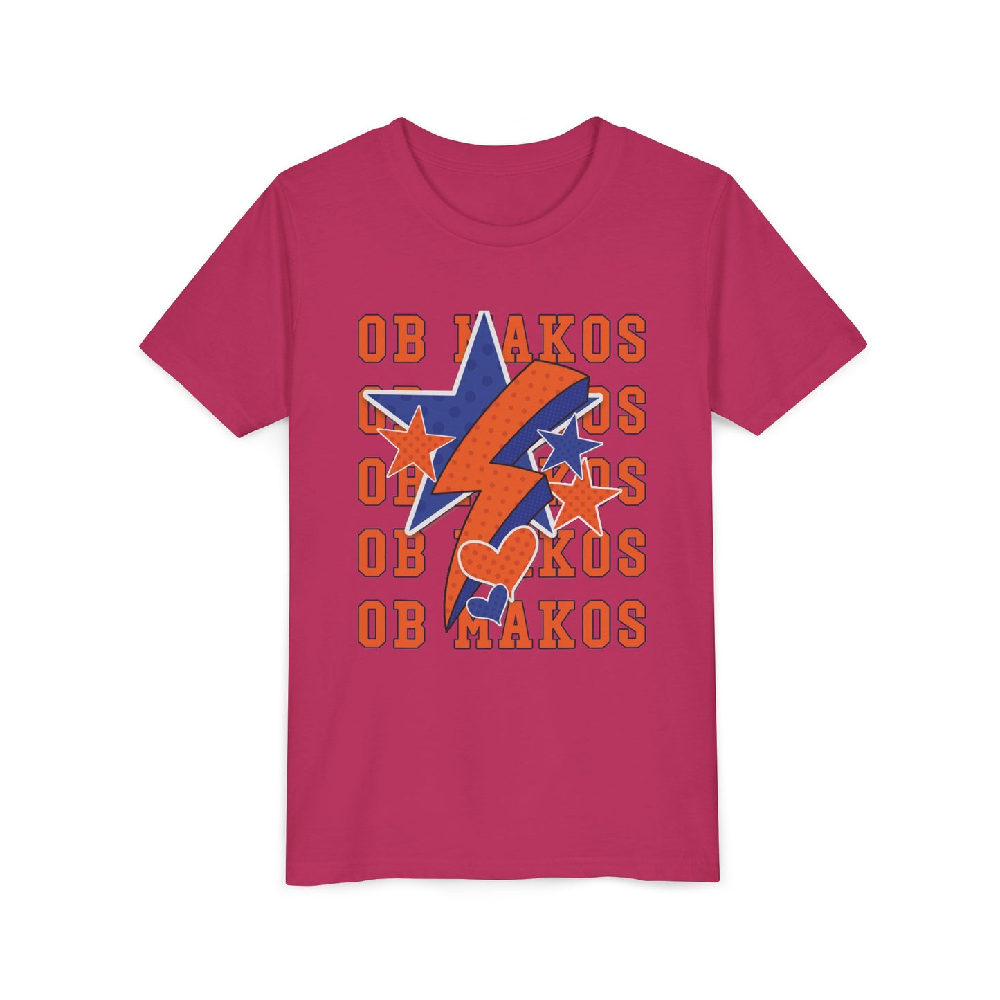 Youth Makos Lightning, Hearts, Stars Tee
