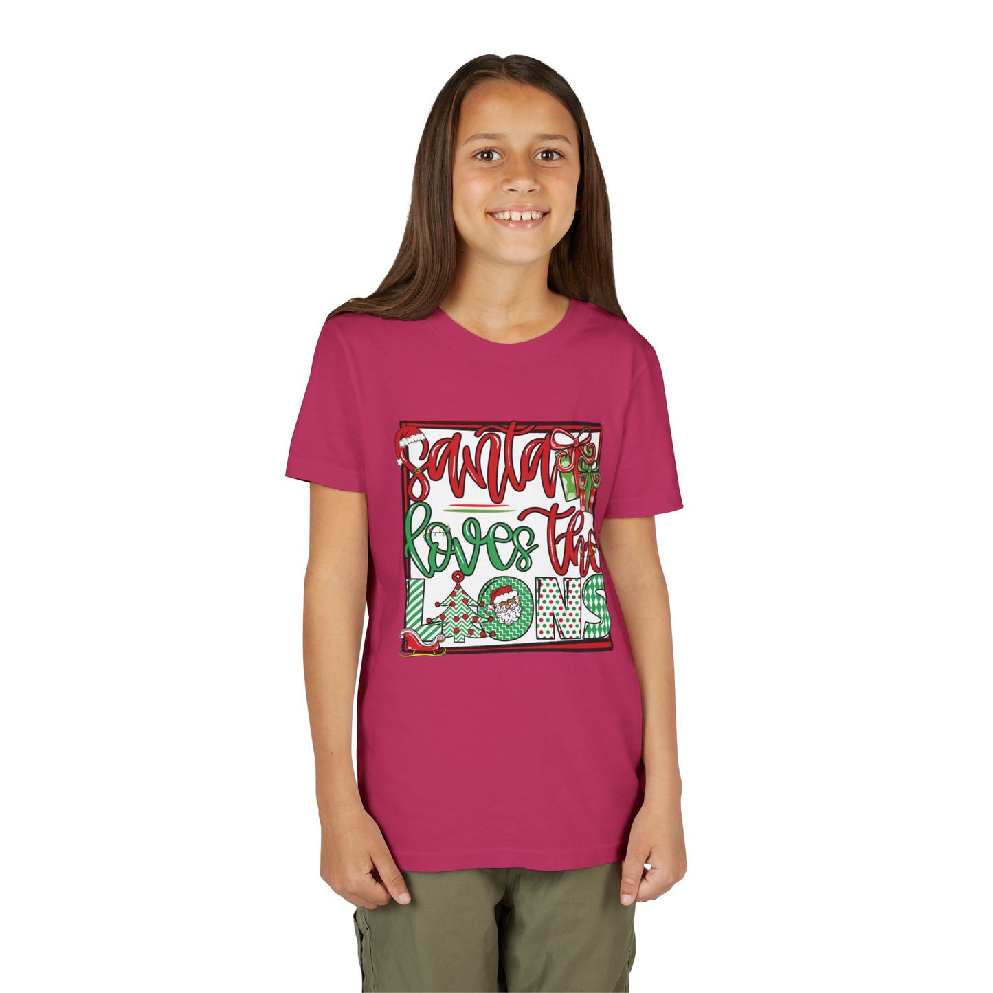 Youth Lions Christmas - Bella Canvas