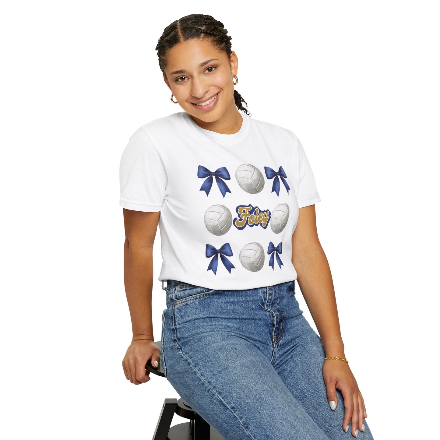 Foley Lions Volleyball T-Shirt- Comfort Colors