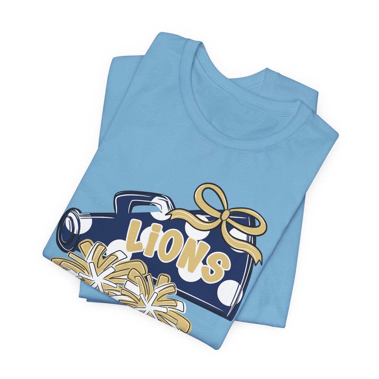 Lions Cheer Spirit Tee - Bella Canvas