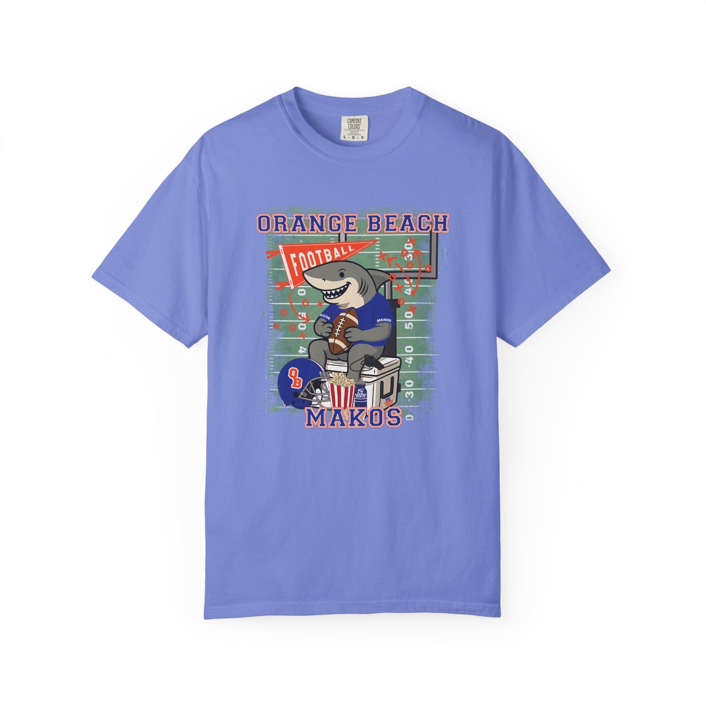 Adult Makos Tailgate Time - Comfort Colors