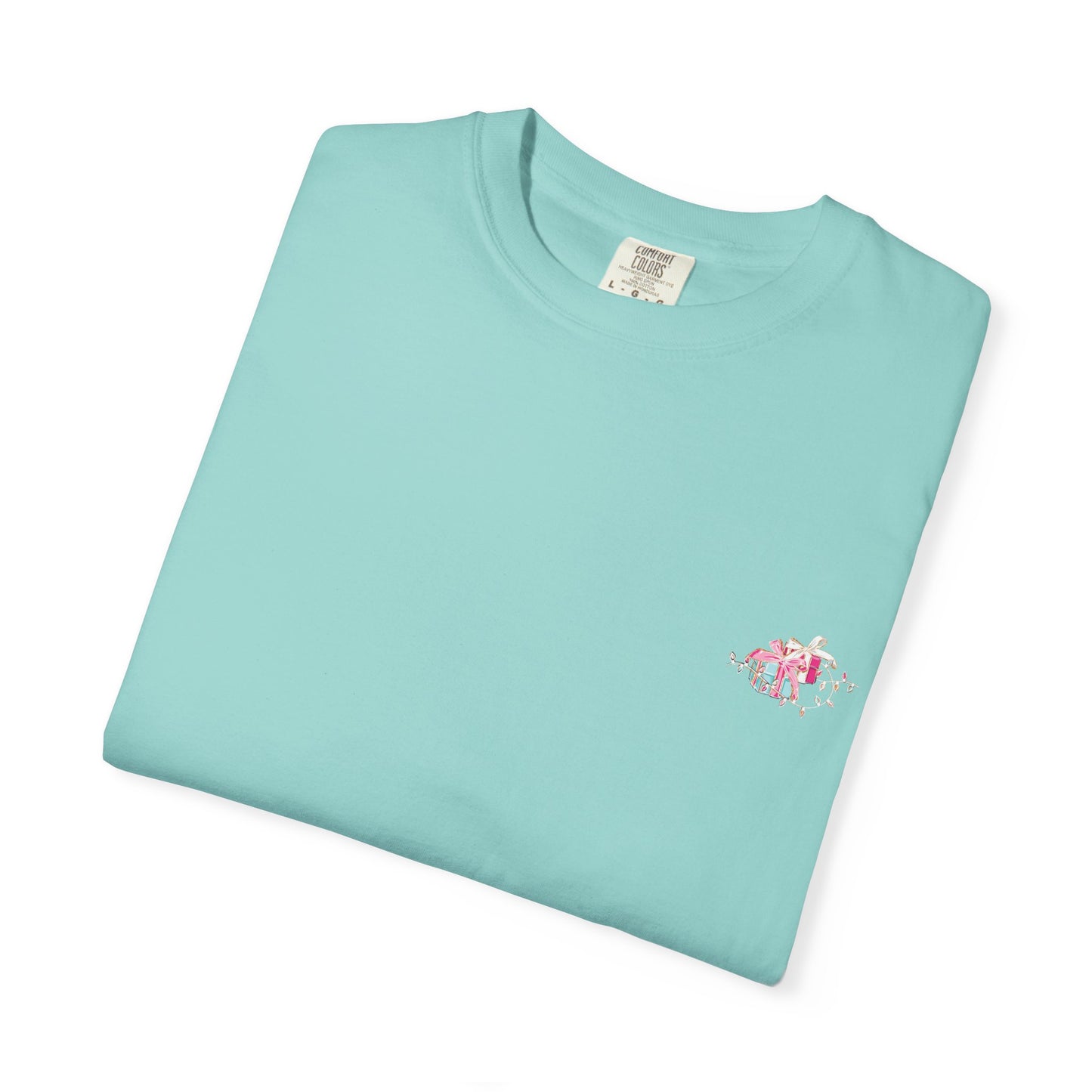 Flamingo Flamingle All the Way Christmas Tee - Comfort Colors