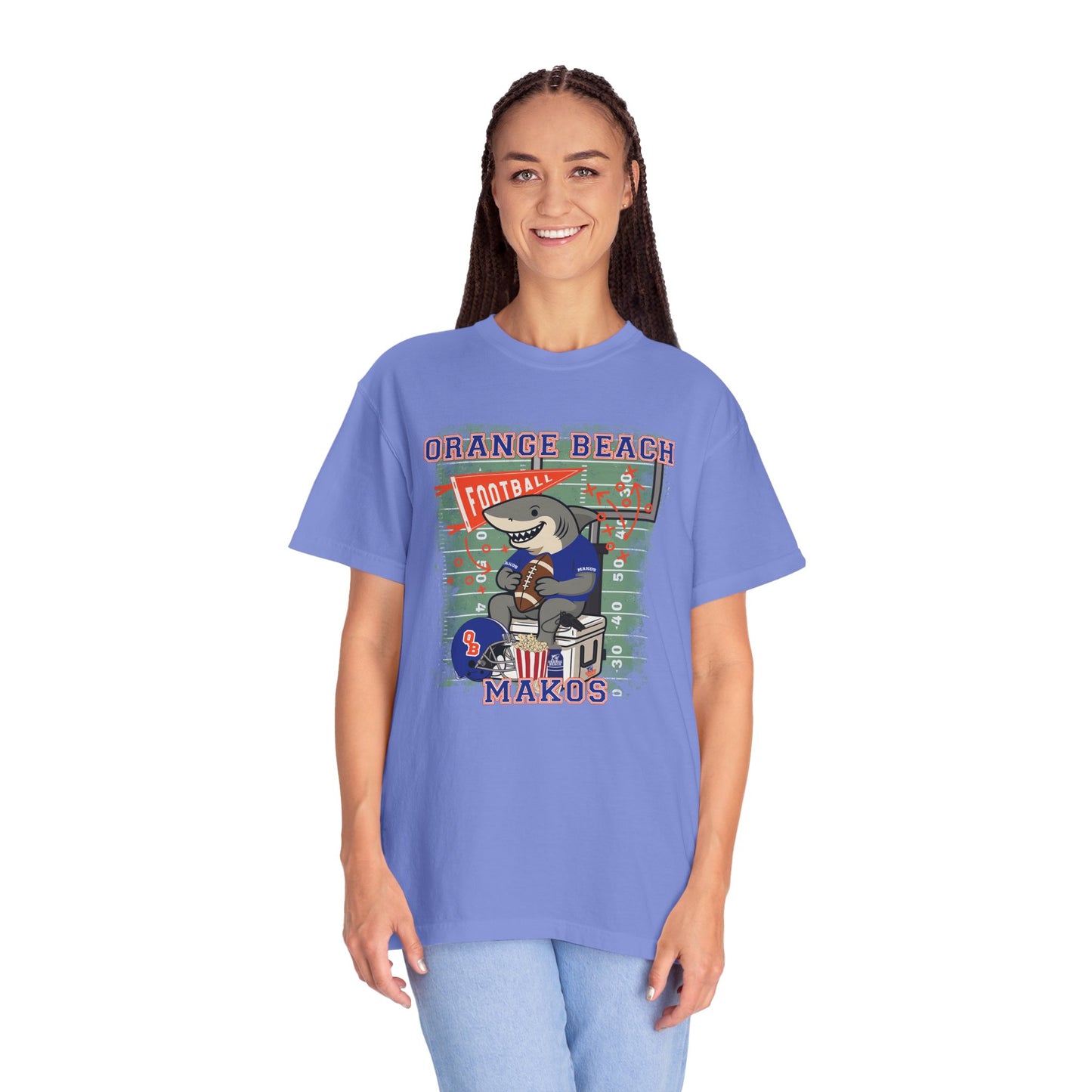 Adult Makos Tailgate Time - Comfort Colors