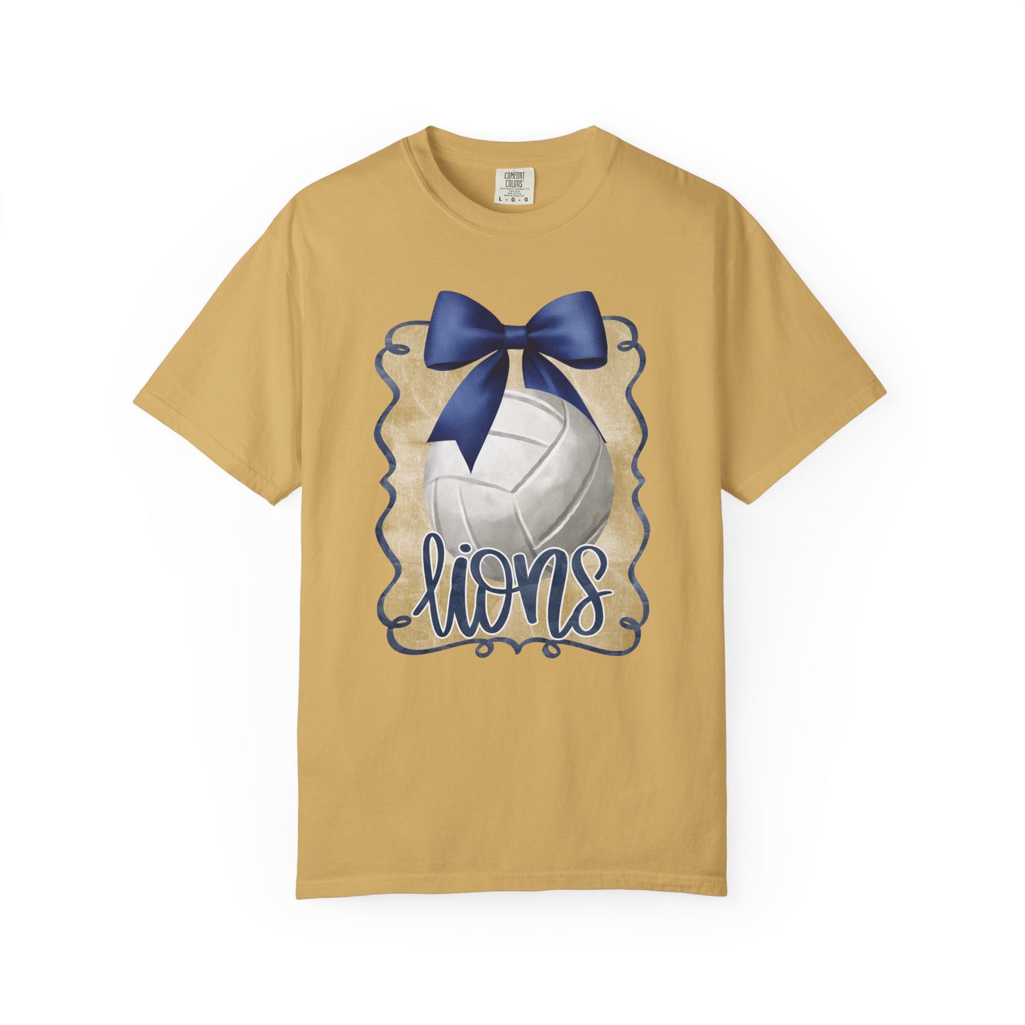 Adult Foley Lions Volleyball Tee - Comfort Colors