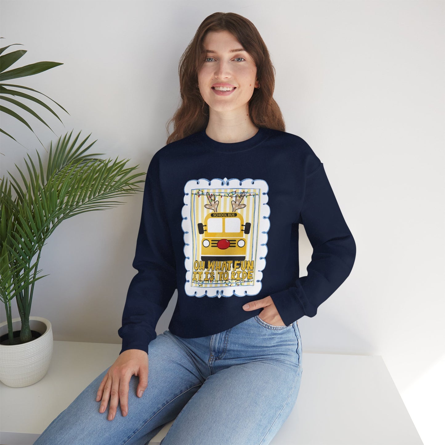 Christmas Bus Driver Sweatshirt - Gildan