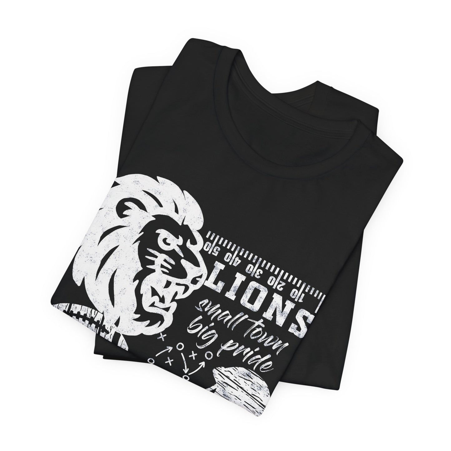 Lion Small Town Big Pride Tee - Bella Canvas