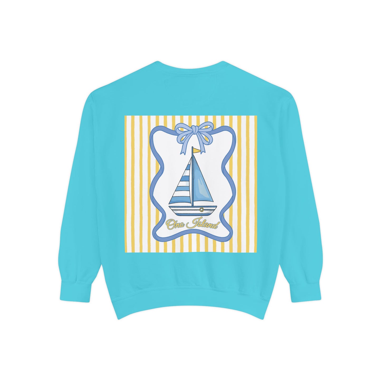 Adult Coquette Sailboat Sweatshirt - Comfort Colors