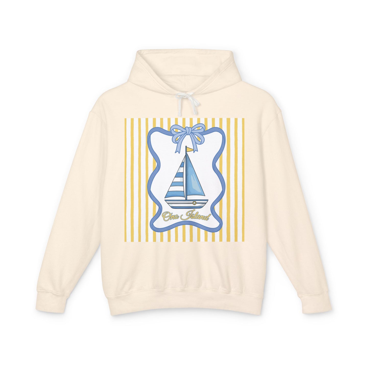 Adult Coquette Sailboat Hooded Sweatshirt - Comfort Colors