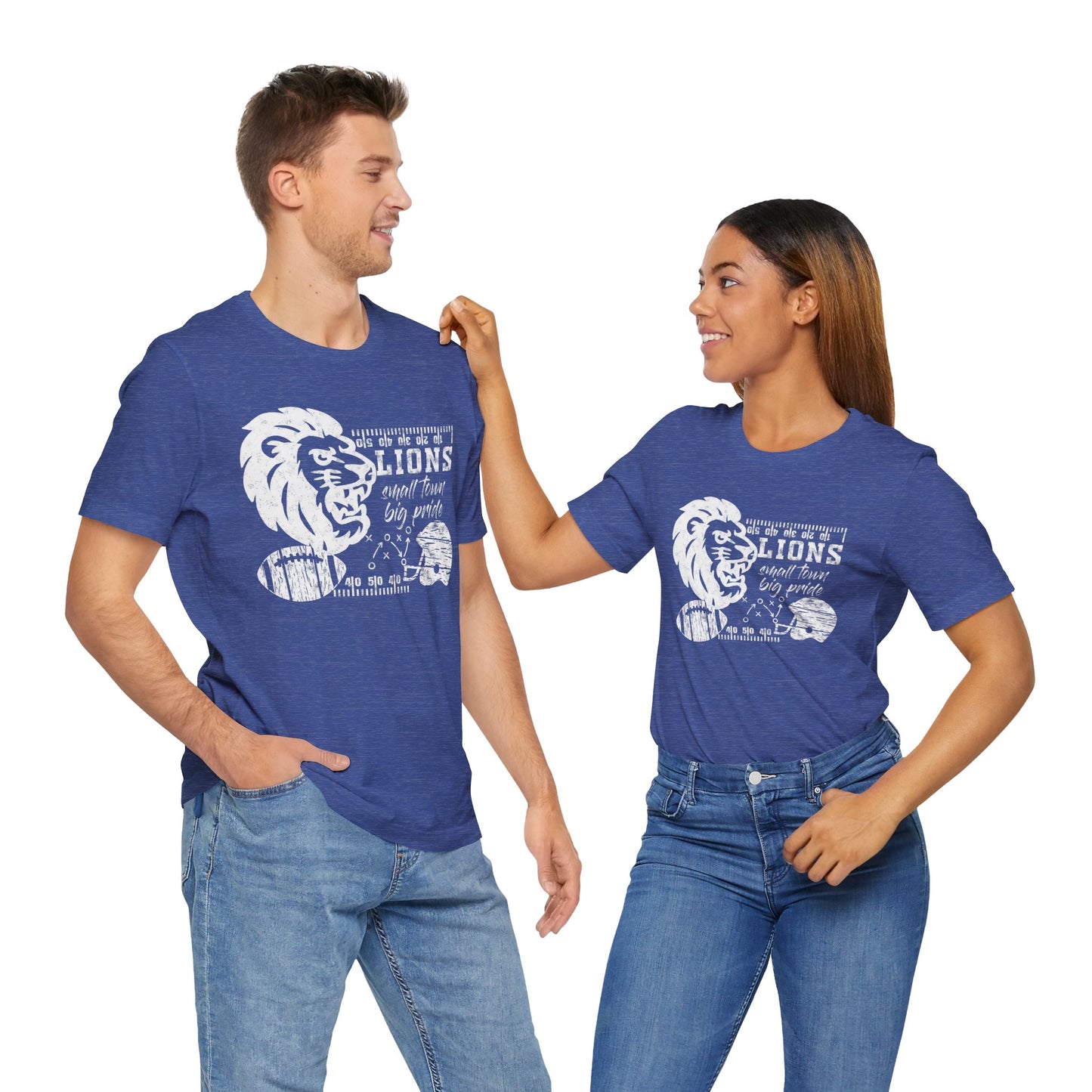 Lion Small Town Big Pride Tee - Bella Canvas