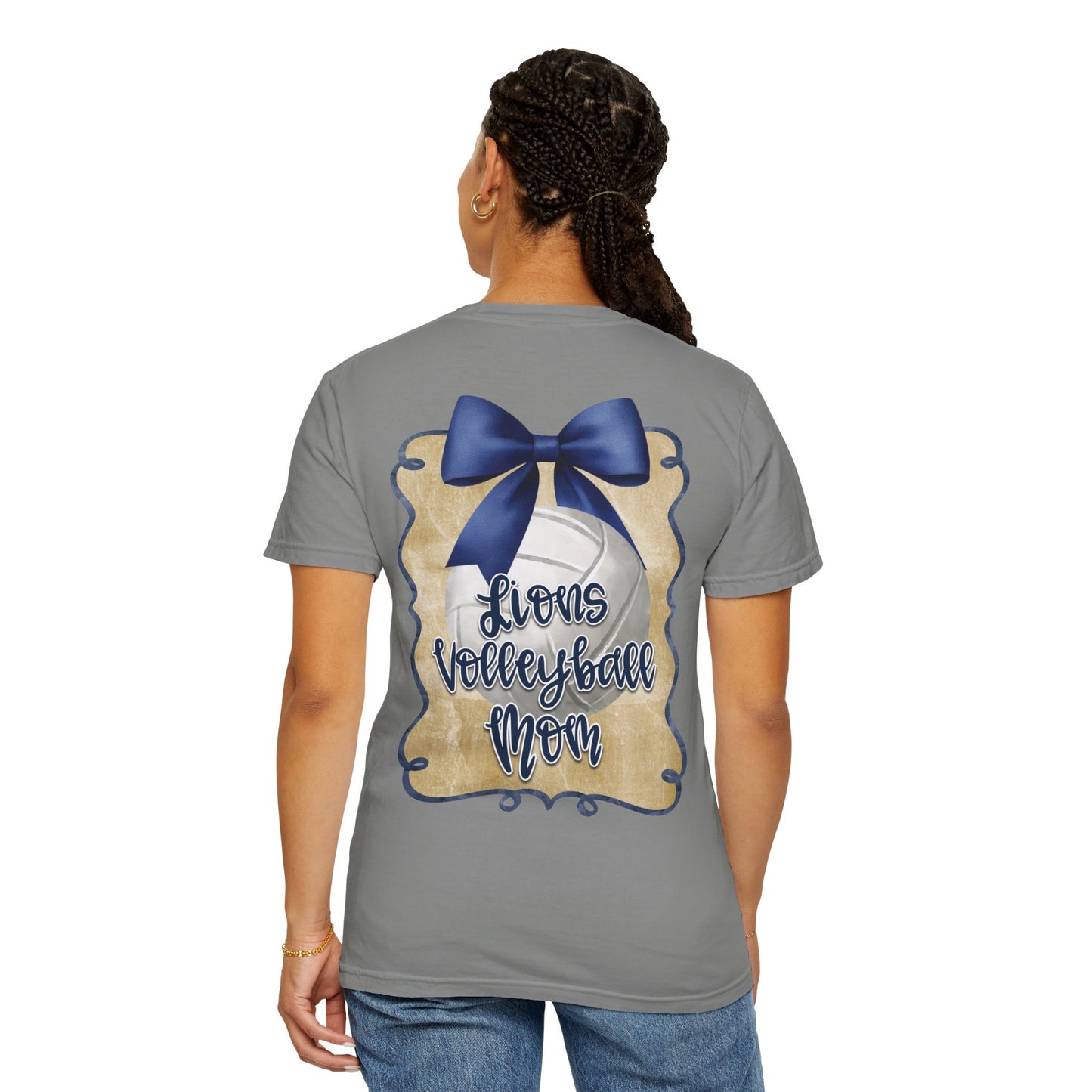 Adult Foley Lions Volleyball Mom T-Shirt - Comfort Colors