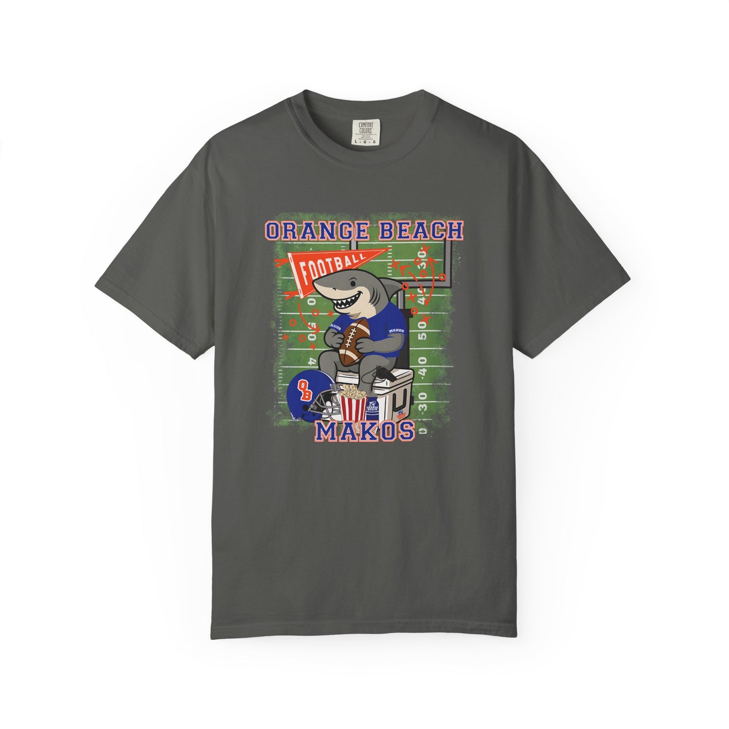Adult Makos Tailgate Time - Comfort Colors