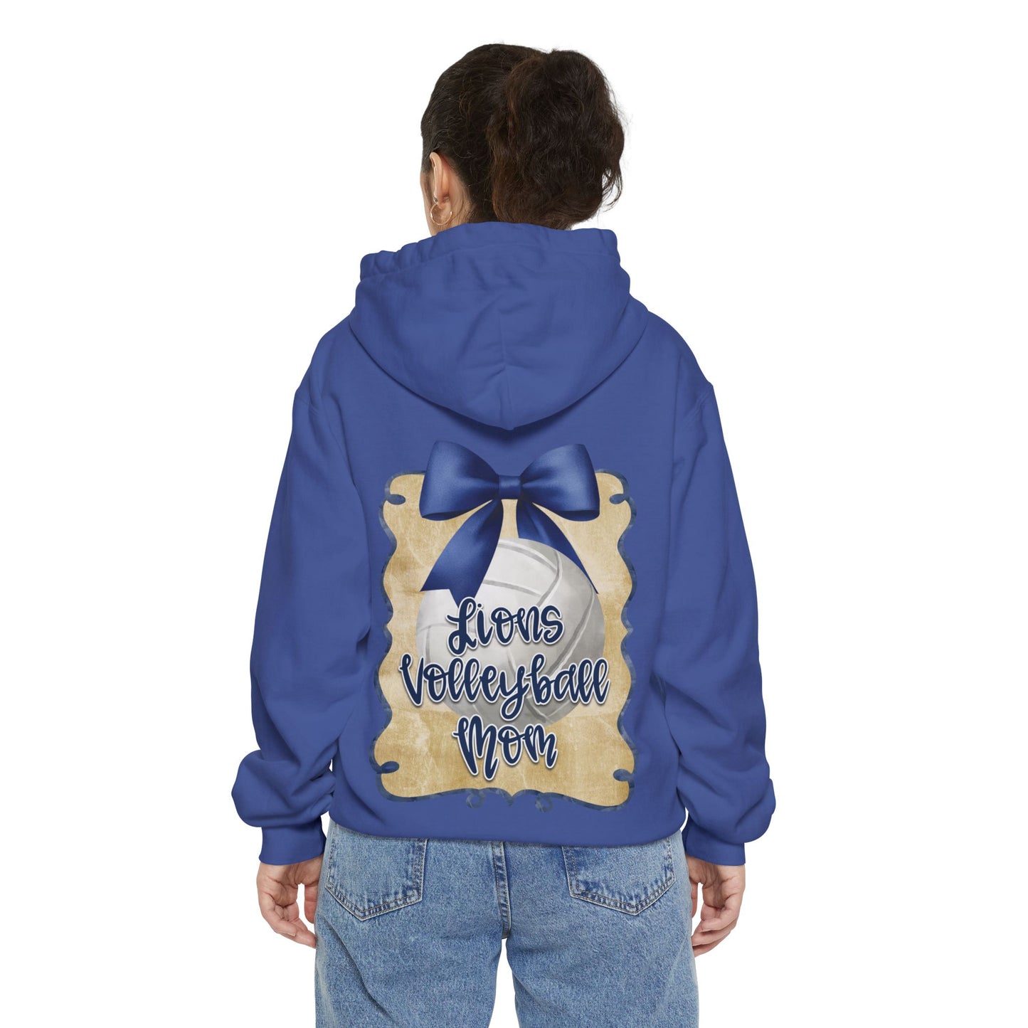 Foley Lions Volleyball Mom Hoodie - Comfort Colors