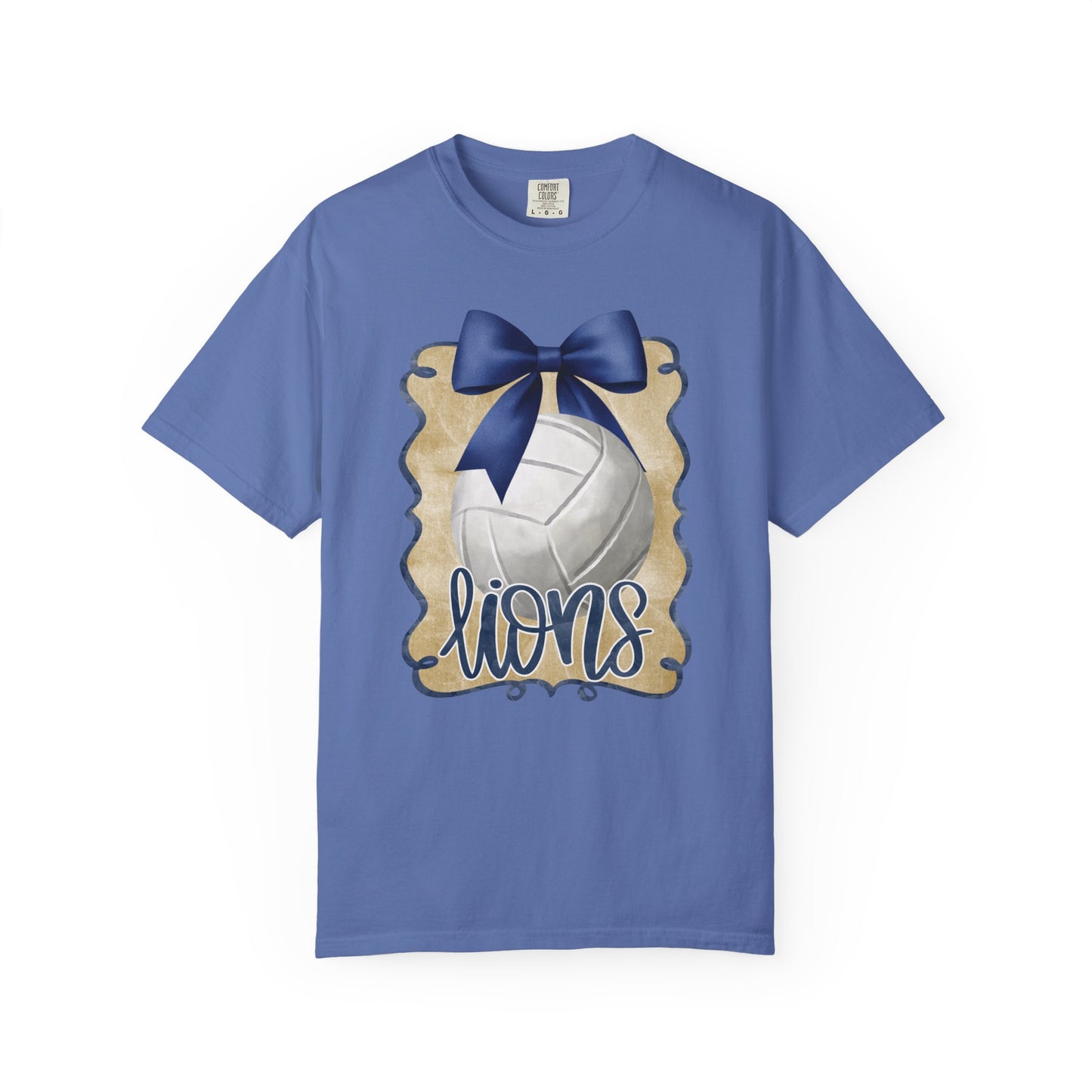 Adult Foley Lions Volleyball Tee - Comfort Colors