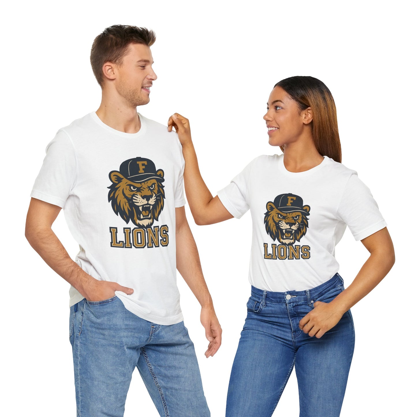 Adult Retro Roaring Lions Tee - Bella Canvas
