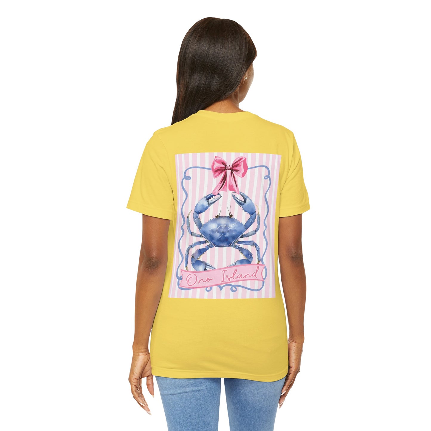 Adult Ono Island Preppy Crab T-Shirt - Bella Canvas