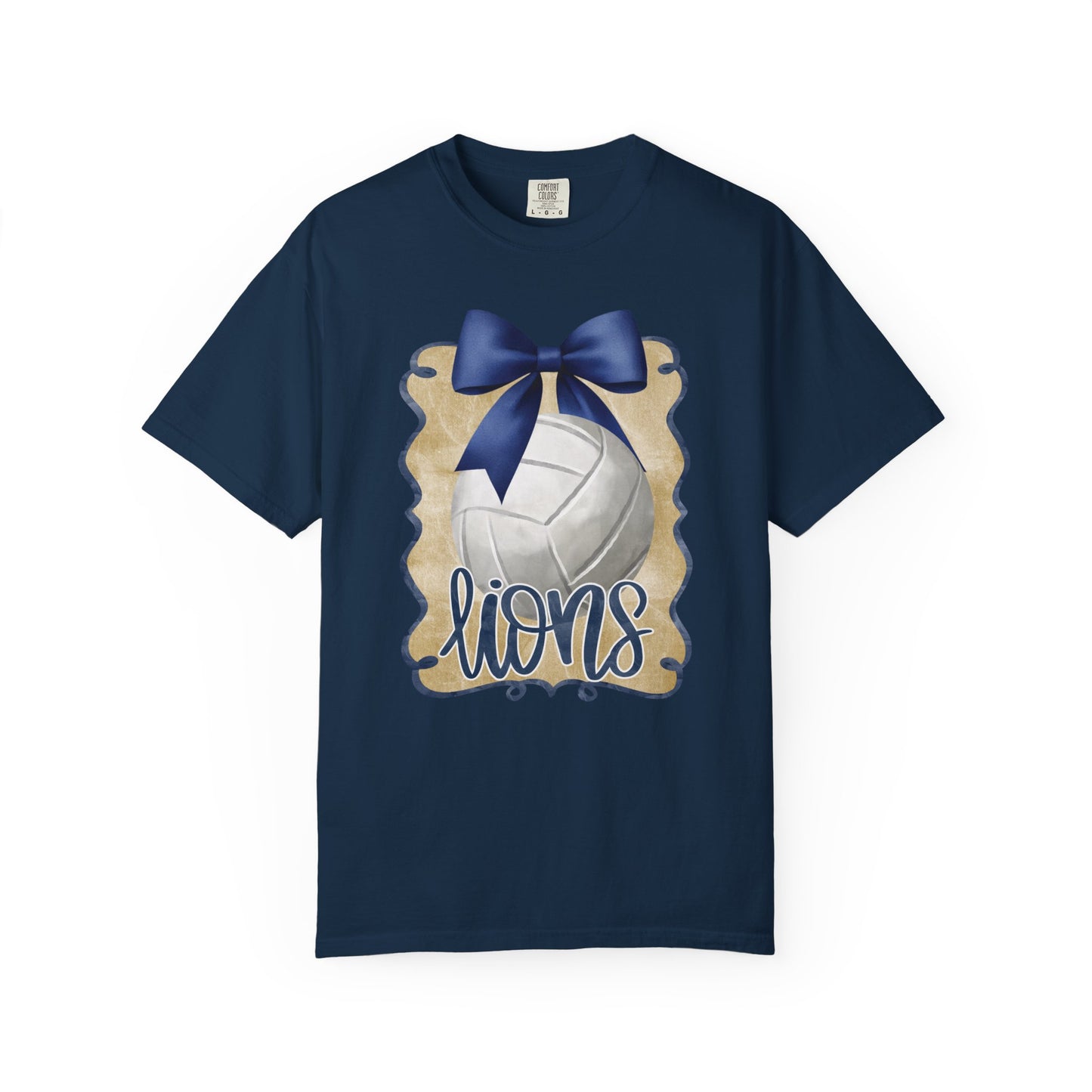 Adult Foley Lions Volleyball Tee - Comfort Colors