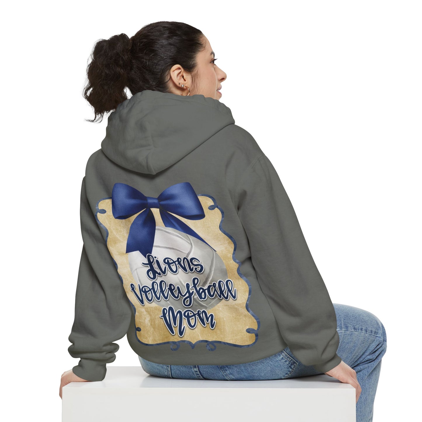 Foley Lions Volleyball Mom Hoodie - Comfort Colors