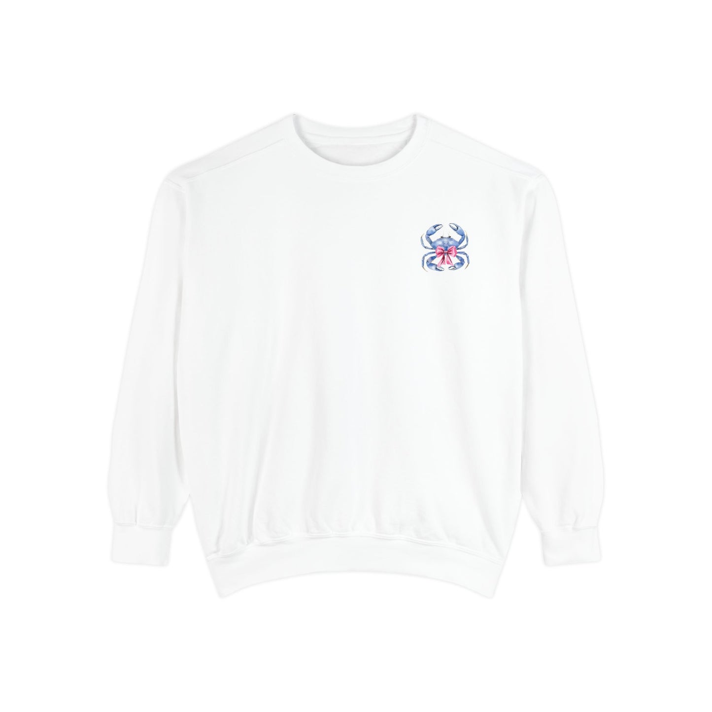 Adult Ono Island Preppy Crab Sweatshirt - Comfort Colors