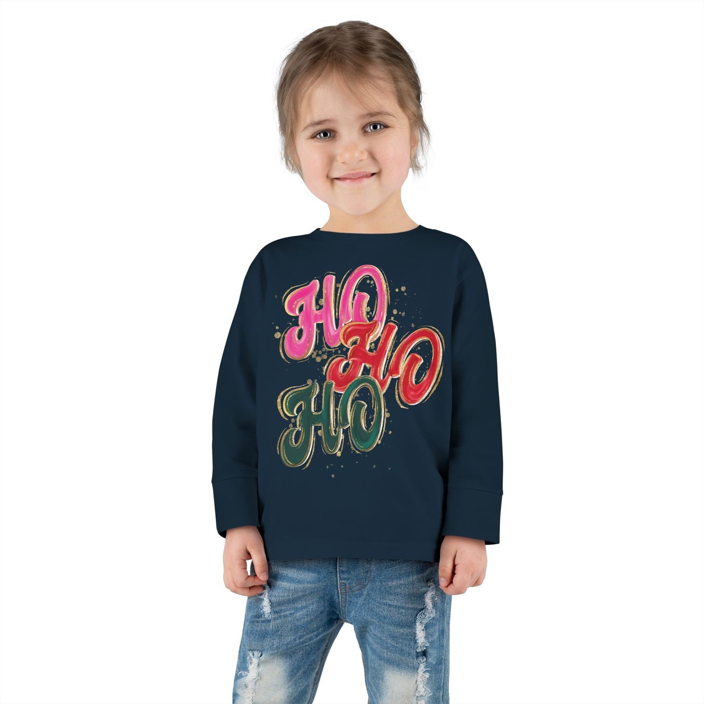 Toddler Ho Ho Ho Longsleeve Gildan