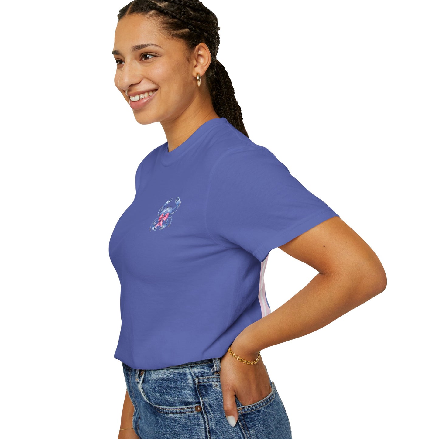 Adult Ono Island Preppy Crab Tee - Comfort Colors