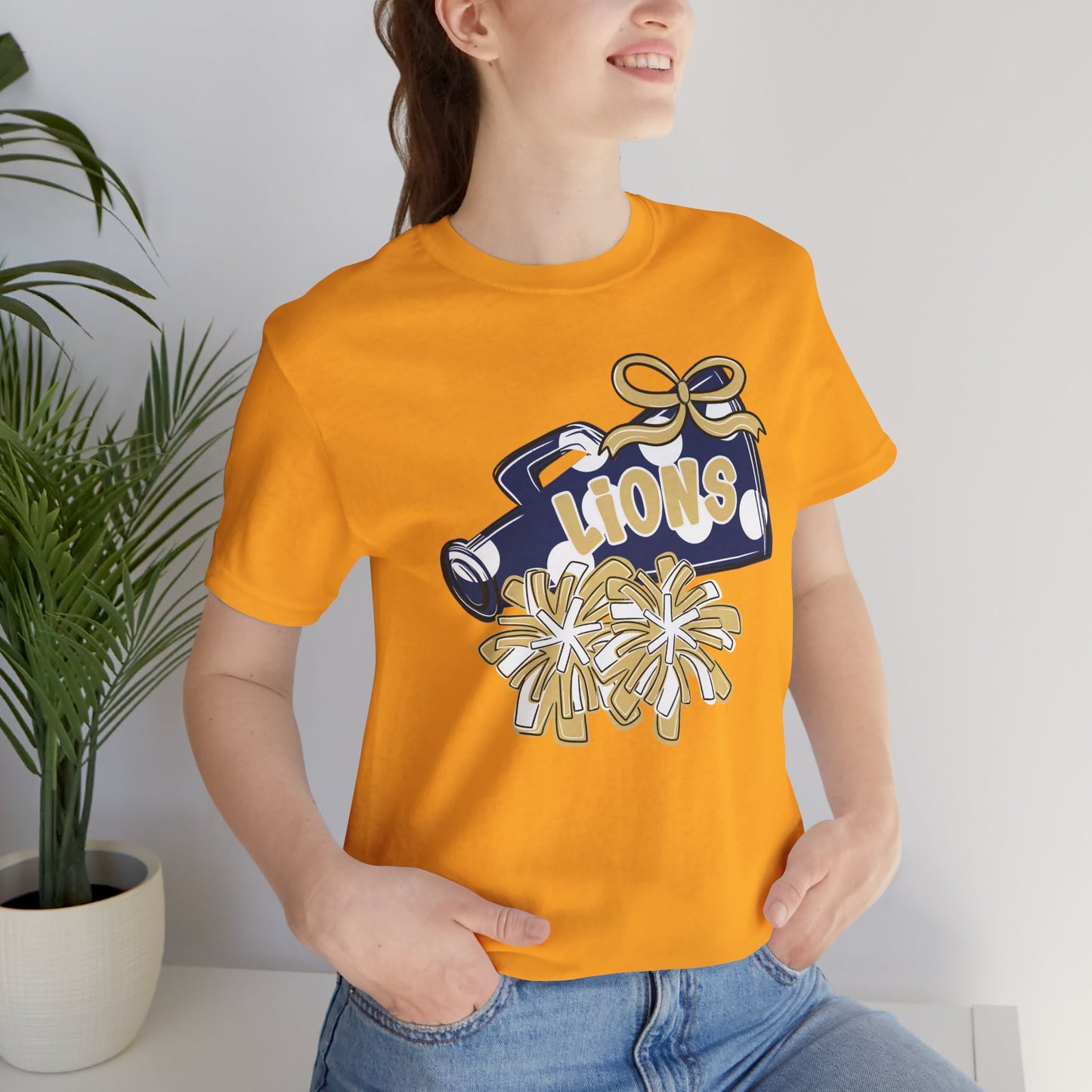 Lions Cheer Spirit Tee - Bella Canvas