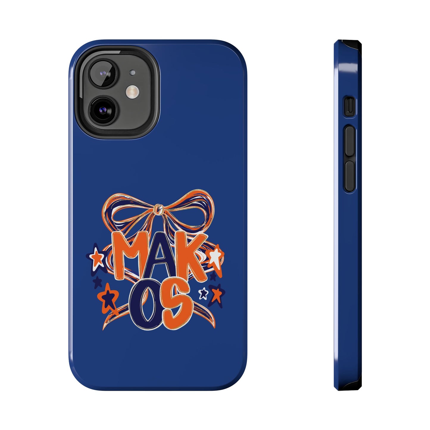 Makos Twirly Ribbon Iphone & Samsung Tough Phone Cases