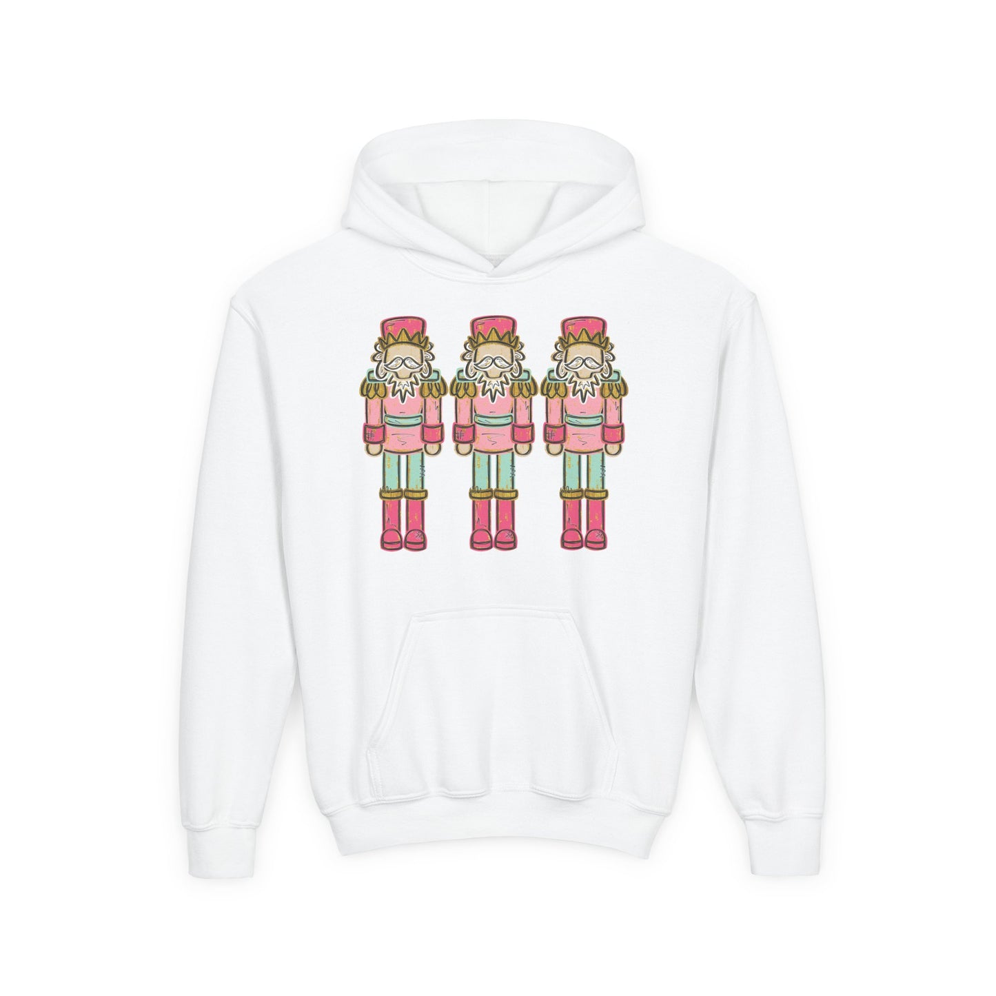 Pastel Nutcrackers Hoodie - Gildan