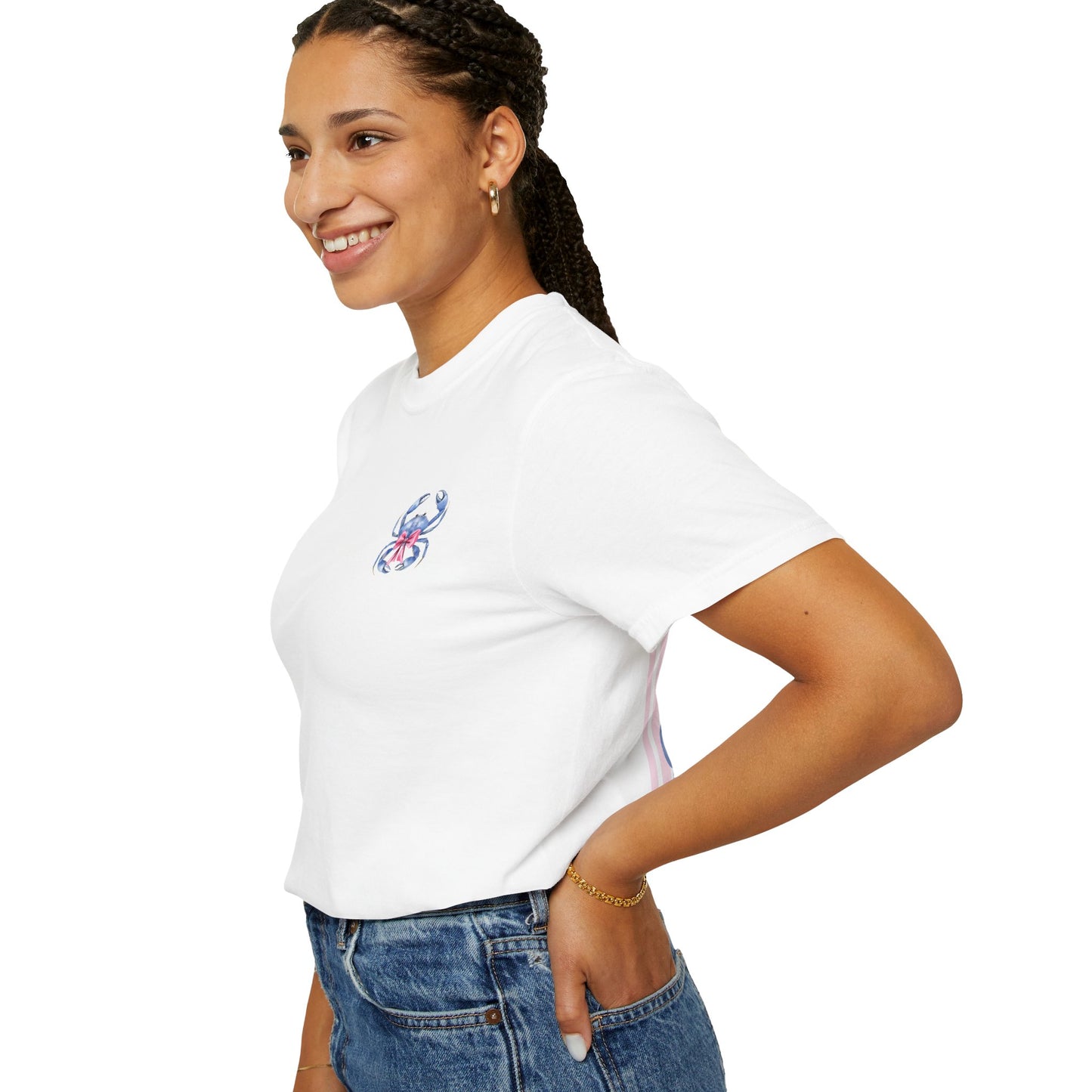 Adult Ono Island Preppy Crab Tee - Comfort Colors