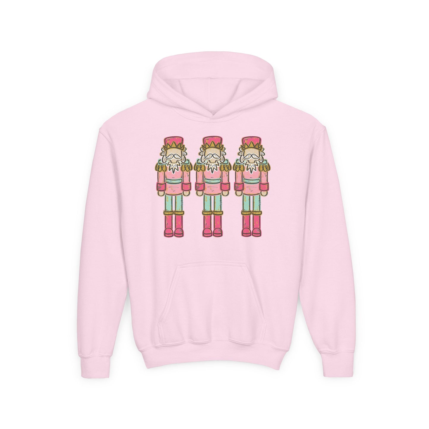 Pastel Nutcrackers Hoodie - Gildan