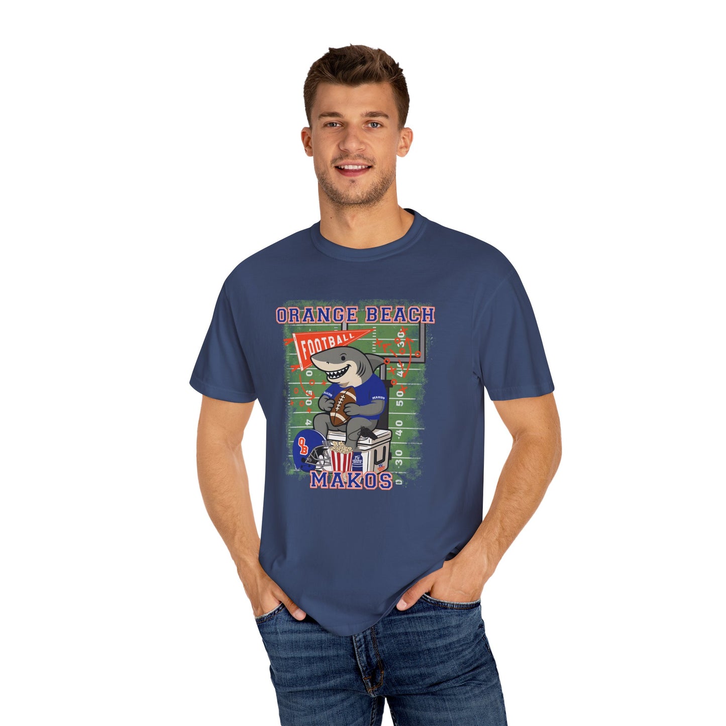 Adult Makos Tailgate Time - Comfort Colors