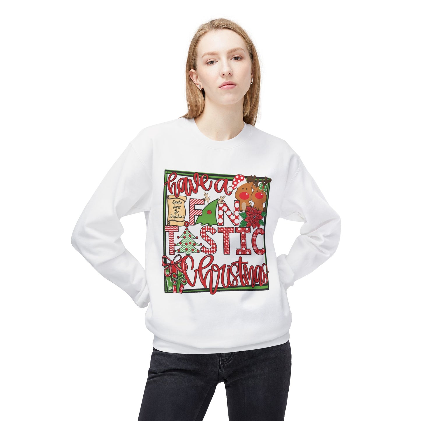 GS Dolphins Christmas - Gildan