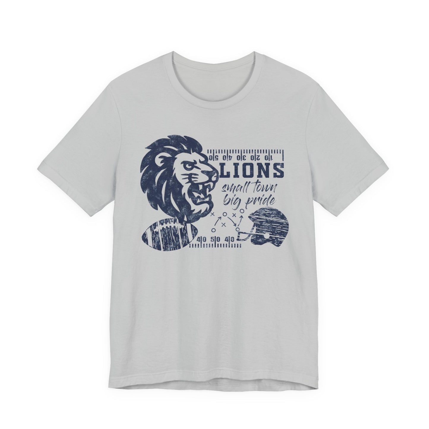 Lion Small Town Big Pride Tee - Bella Canvas
