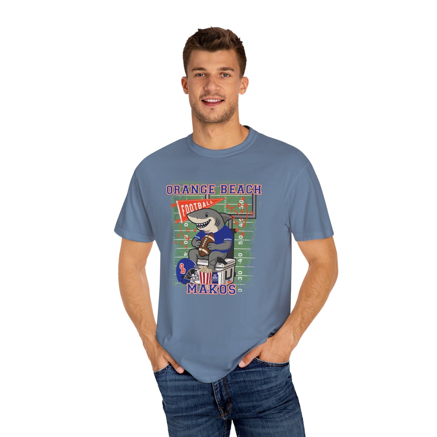 Adult Makos Tailgate Time - Comfort Colors