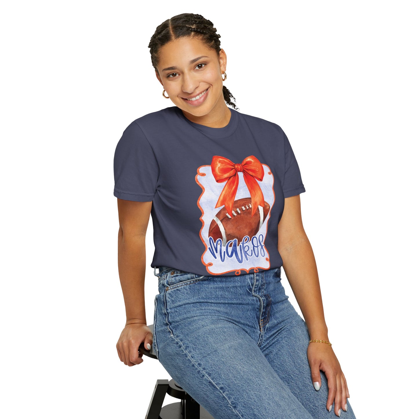 Adult Makos Watercolor Coquette Tee - Comfort Colors