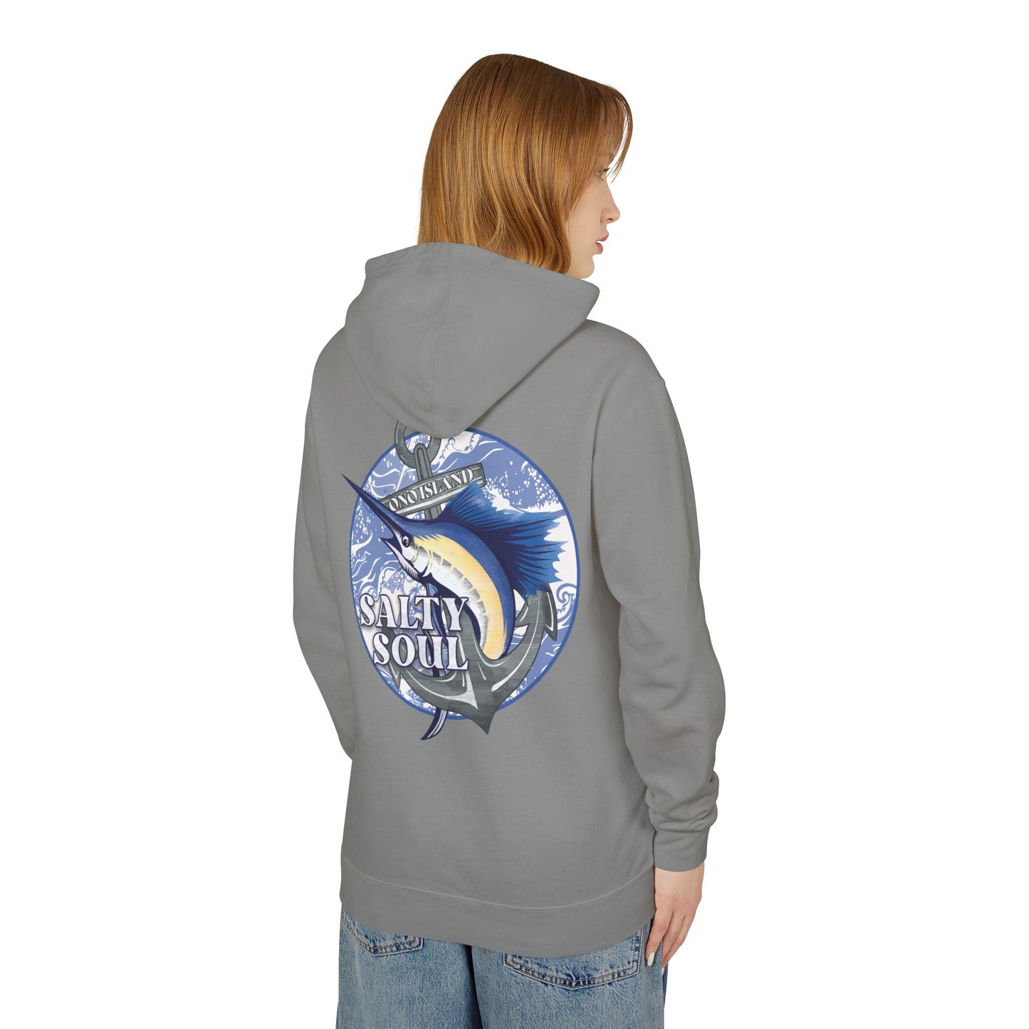 Adult Ono Island Salty Soul Pastels Hooded Sweatshirt - Comfort Colors