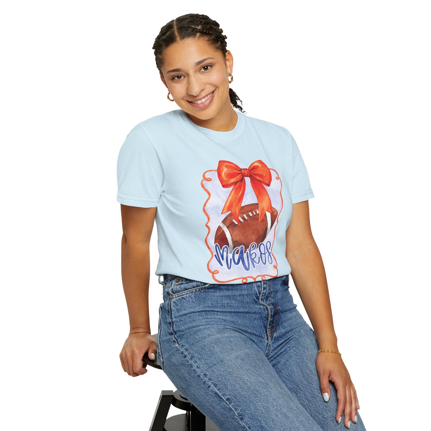 Adult Makos Watercolor Coquette Tee - Comfort Colors