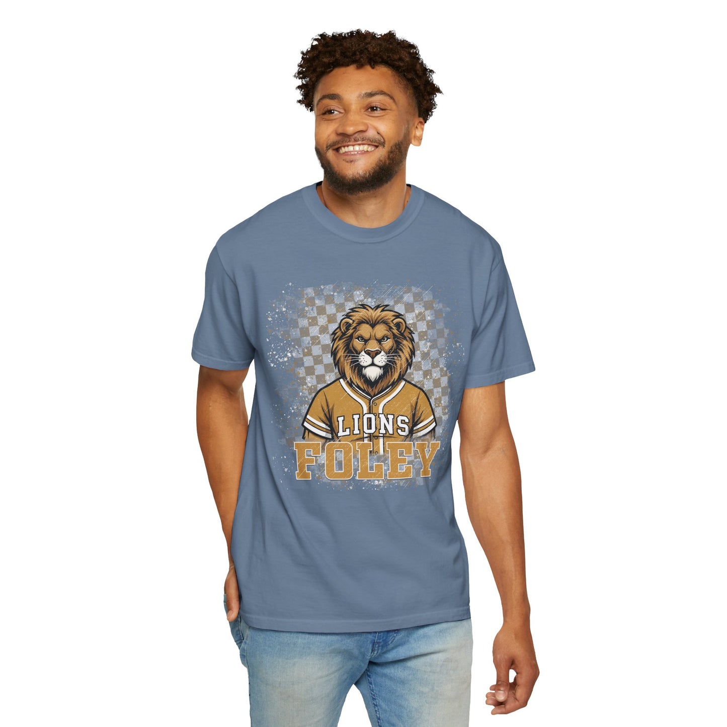 Foley Lions Grunge T-shirt - Comfort Colors